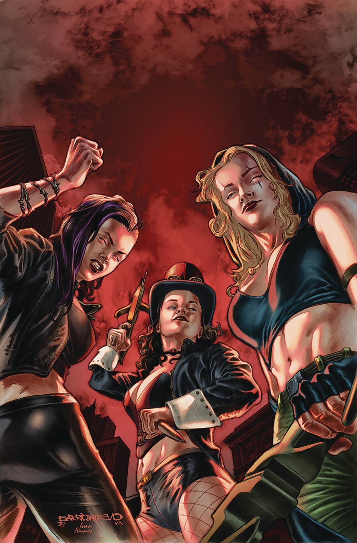 Van Helsing Vs League Monsters #3 Cover A Barrionuevo