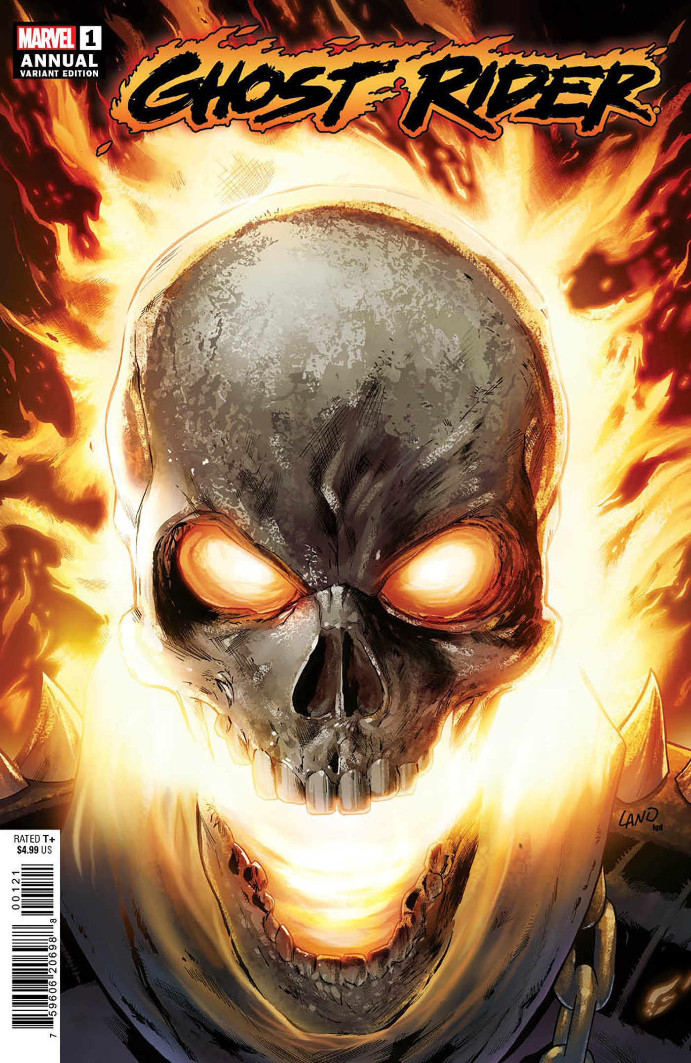 Ghost Rider Annual #1 Greg Land Variant