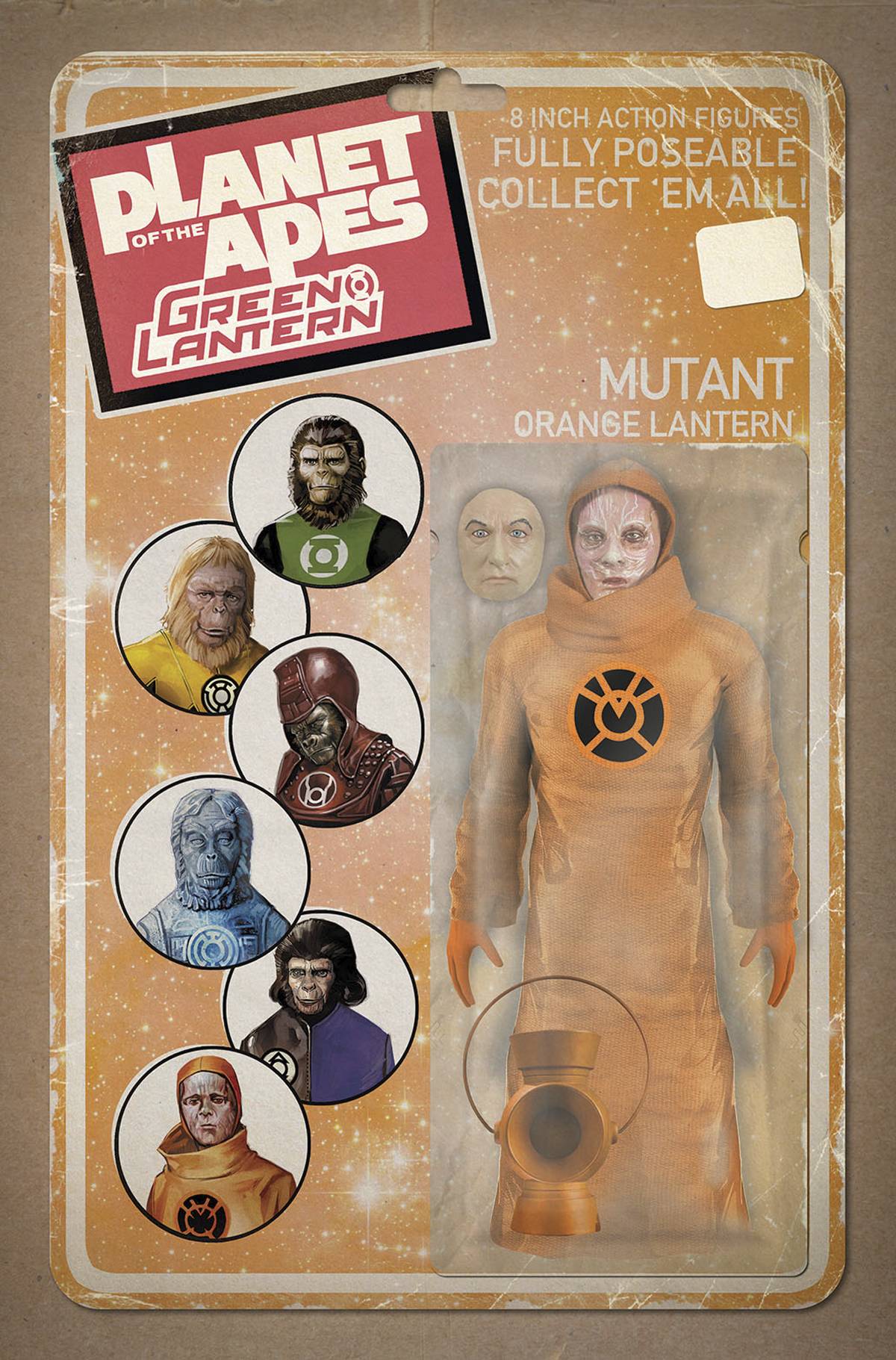 Planet of Apes Green Lantern #6 Unlock Vintage Figure Variant