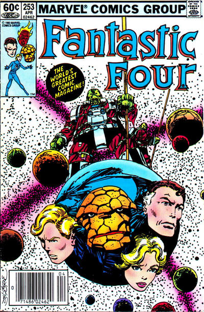 Fantastic Four #253 [Newsstand]-Fine (5.5 – 7)