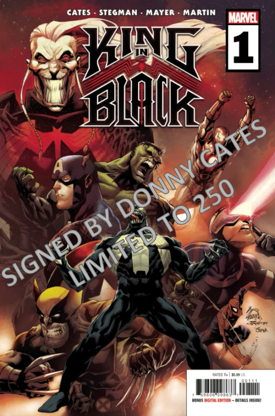 King In Black #1A First Day Issue Signed Edition