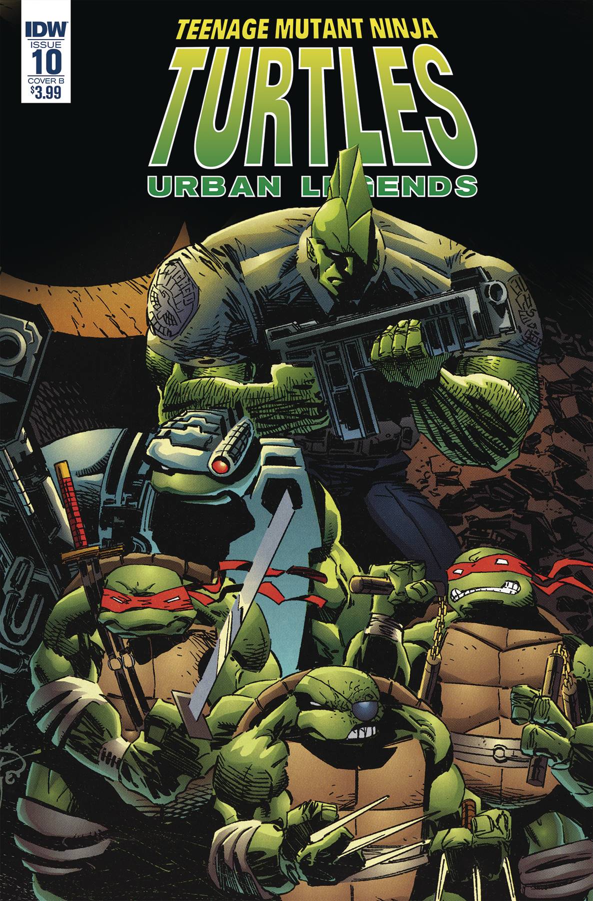Teenage Mutant Ninja Turtles Urban Legends #10 Cover B Fosco & Larsen