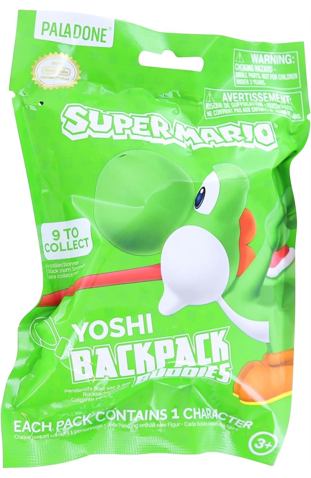 Super Mario Yoshi Backpack Buddies Blind Bag 