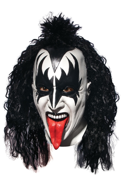 Kiss Gene Simmons Adult Mask Pre-Owned