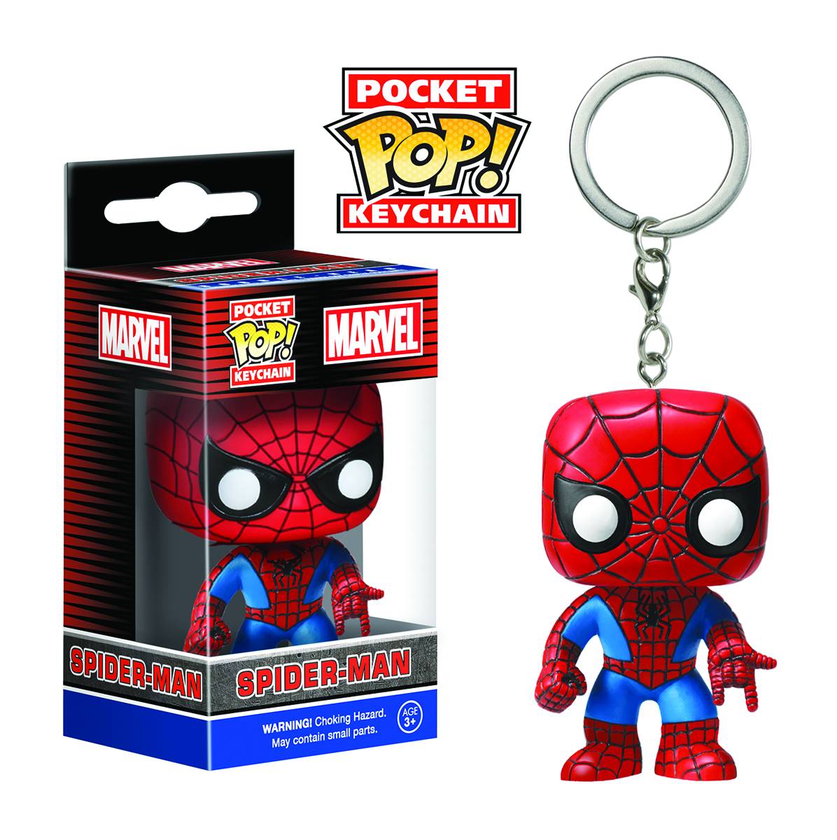 Pocket Pop Marvel Spider-Man Vinyl Fig Keychain