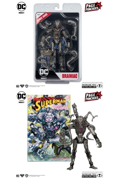 DC Direct Action Figure & Comic Book Braniac (Ghosts of Krypton)