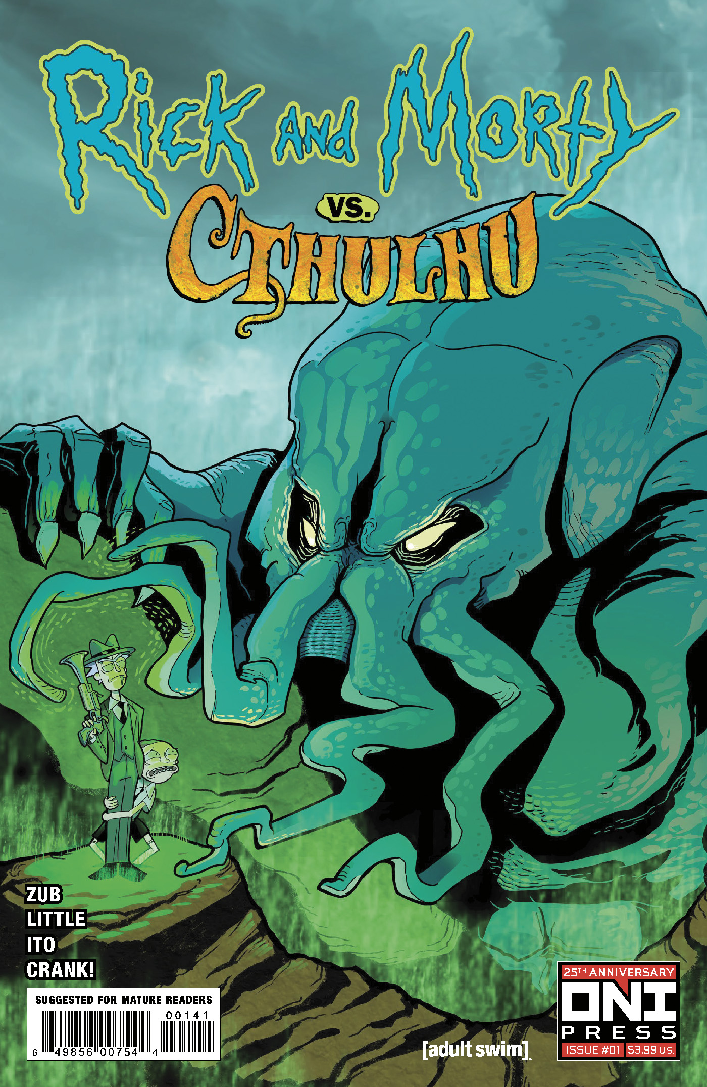 Rick and Morty Vs Cthulhu #1 Cover D Jim Zub Variant (Mature) (Of 4)