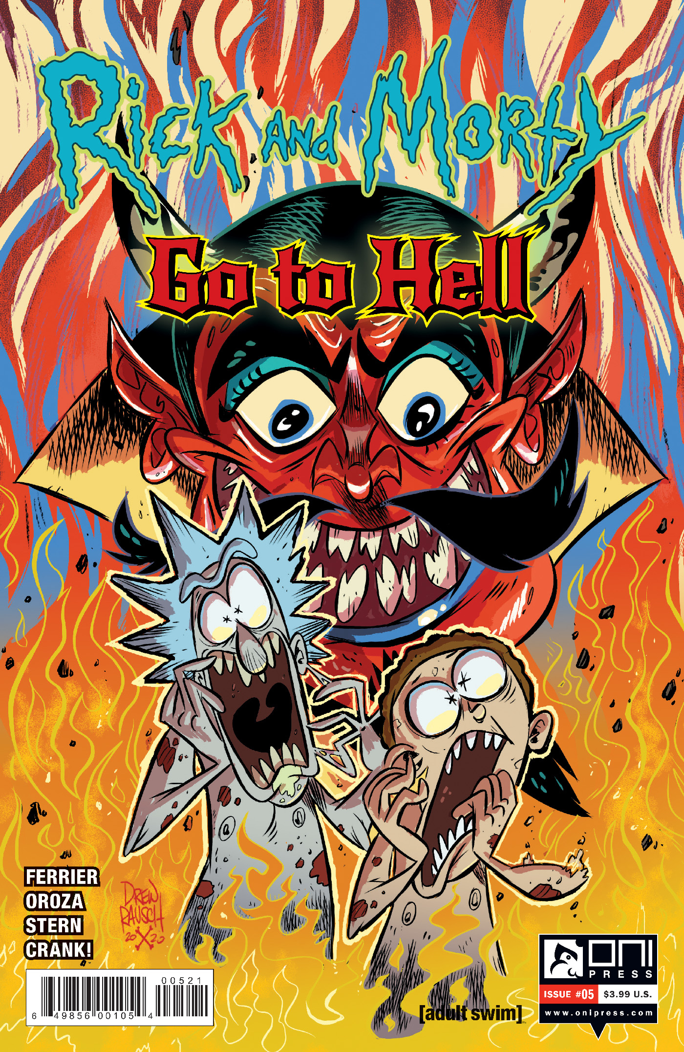 Rick and Morty Go To Hell #5 Cover B