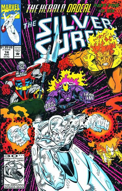 Silver Surfer #74 [Direct](1987)-Near Mint (9.2 - 9.8)