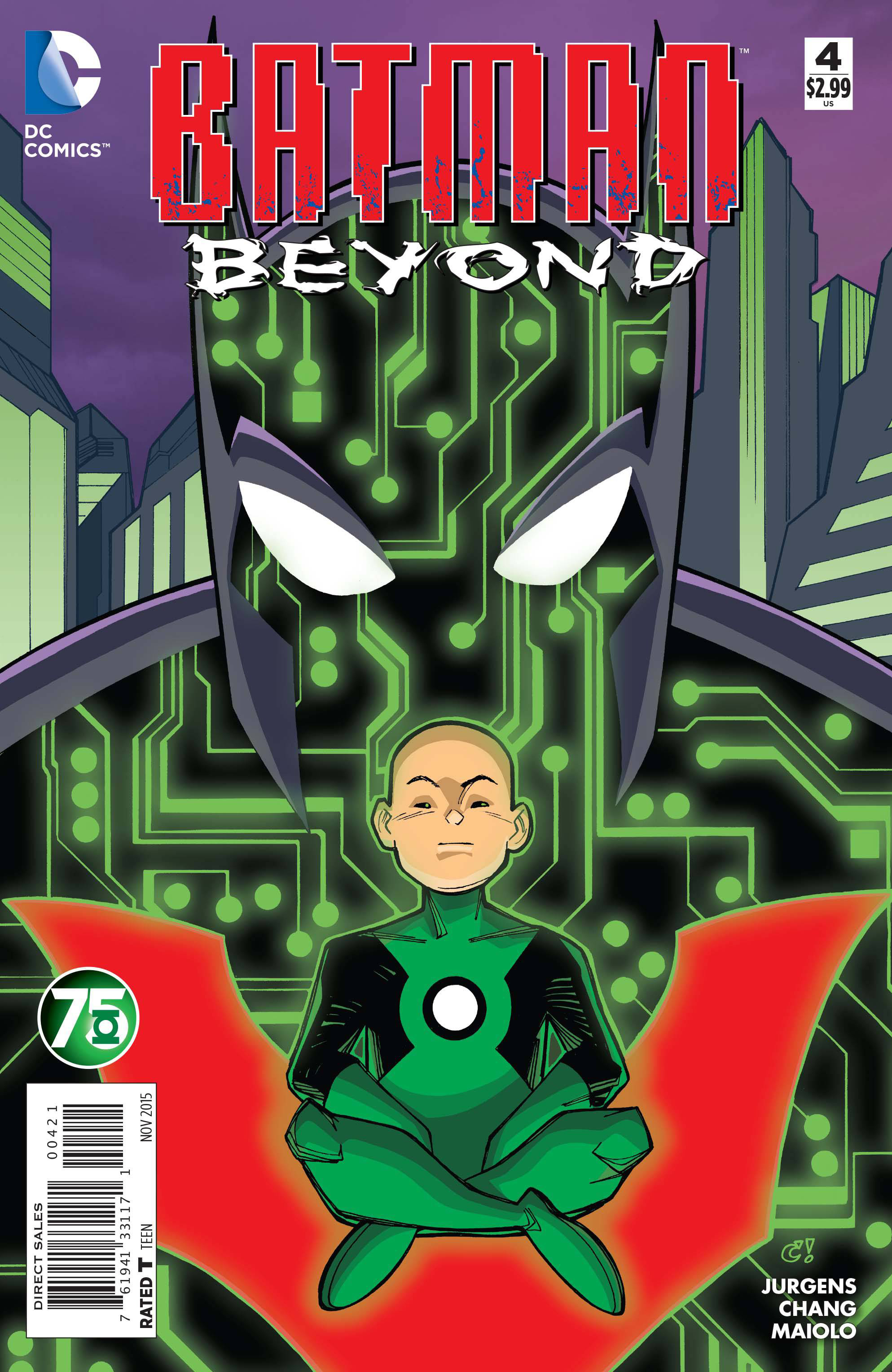 Batman Beyond #4 (2015) Green Lantern 75 Variant