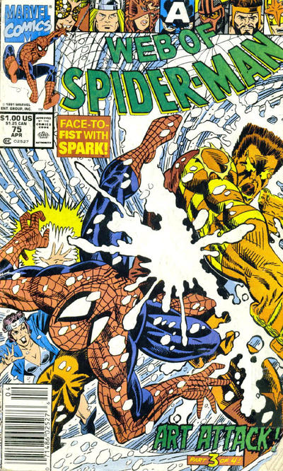 Web of Spider-Man #75 [Newsstand]-Very Good (3.5 – 5)