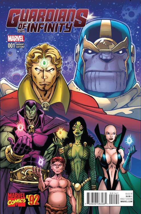 Guardians of Infinity #1 1 for 20 Variant Ron Lim