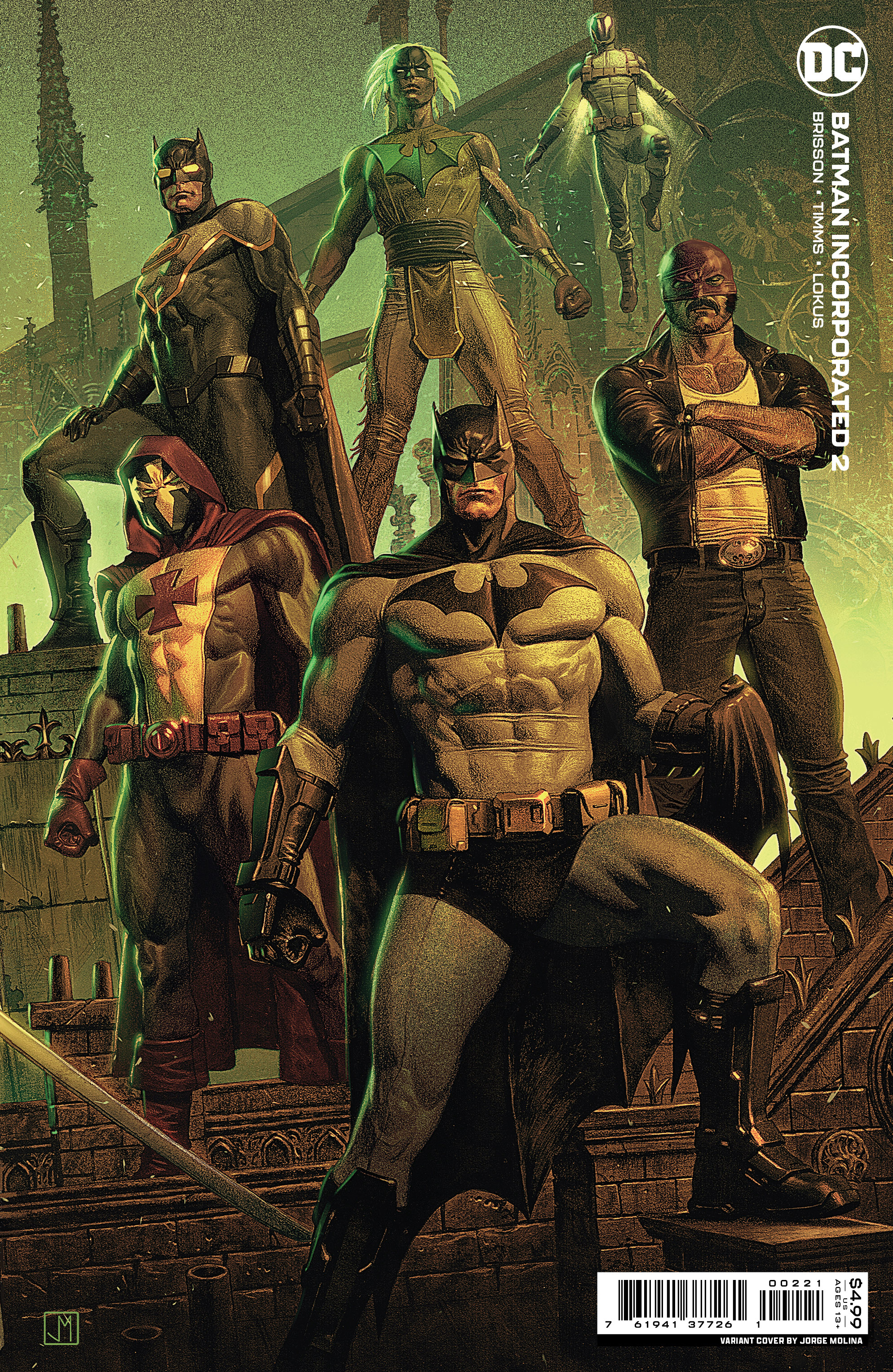 Batman Incorporated #2 Cover B Jorge Molina Card Stock Variant (2022)