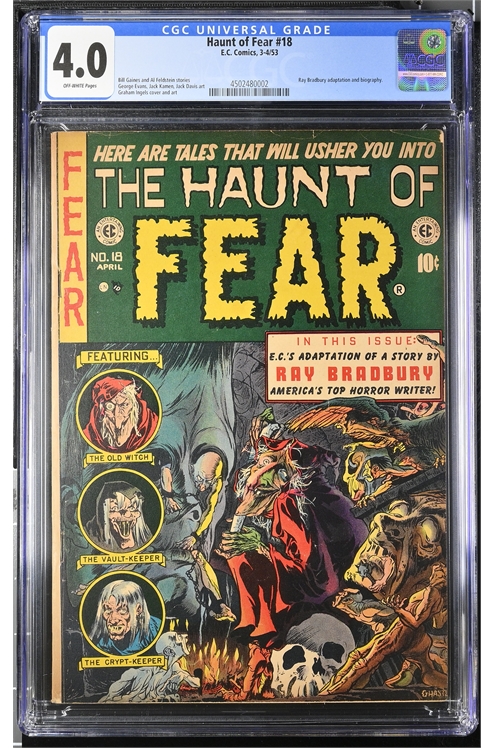 Haunt of Fear #18 Cgc 4.0