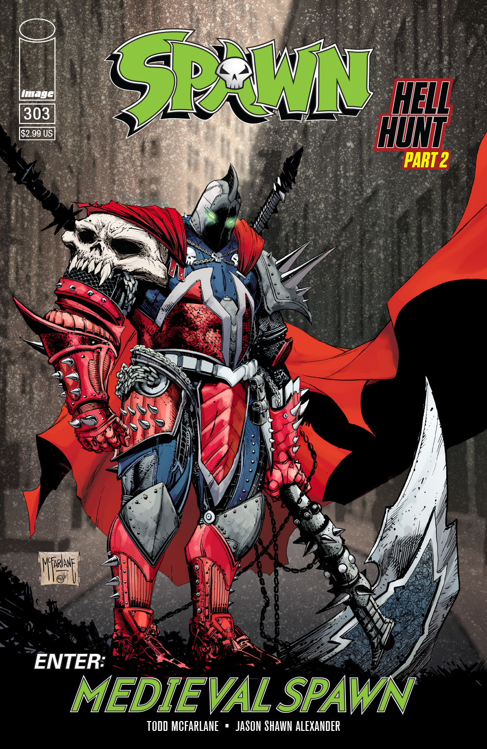 Spawn #303 Cover B McFarlane (1992)