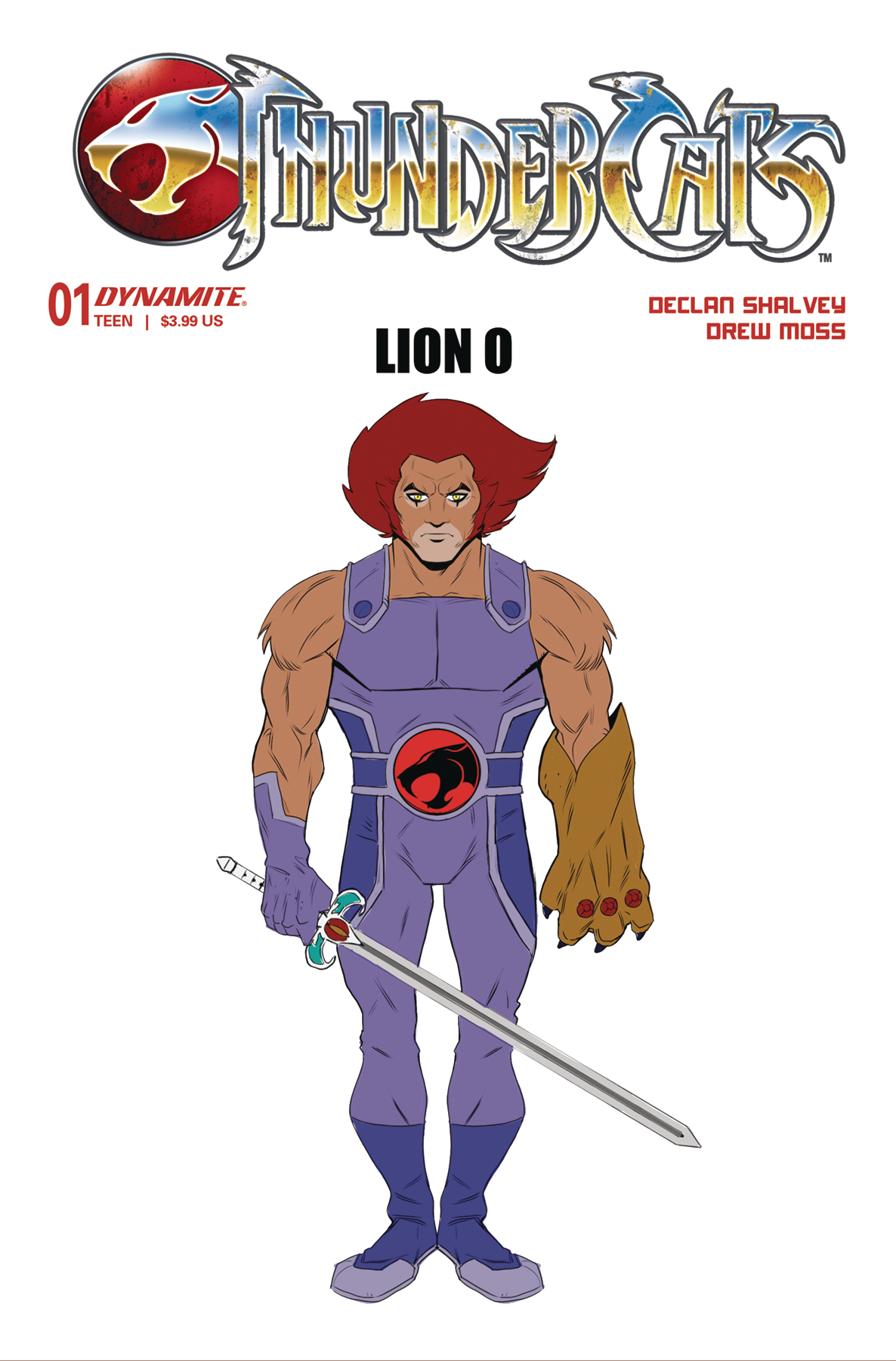Thundercats #1 Cover P 1 for 10 Incentive Moss Lion O Design Original