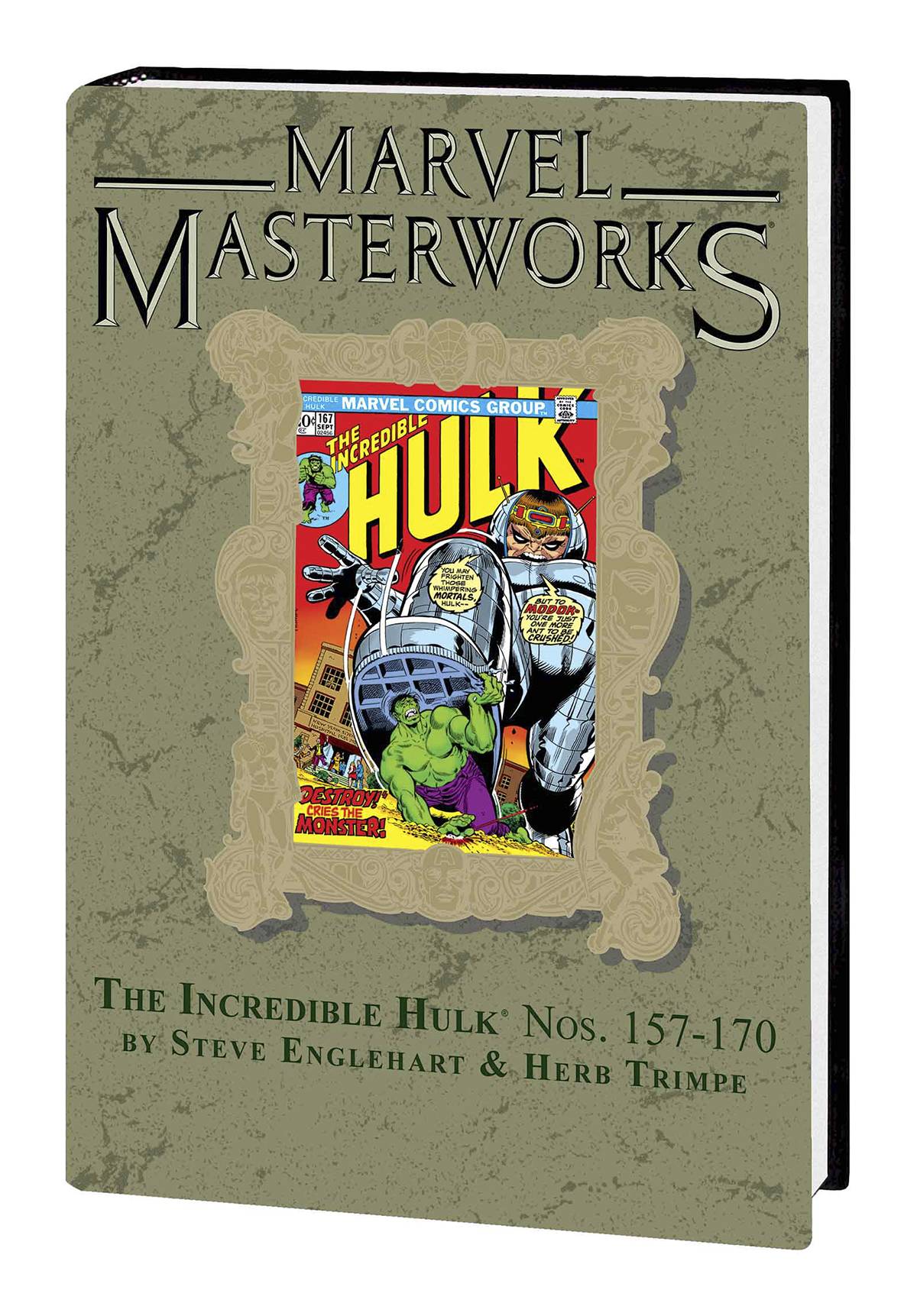 Marvel Masterworks Incredible Hulk Hardcover Volume 9 Direct Market Variant Edition 218