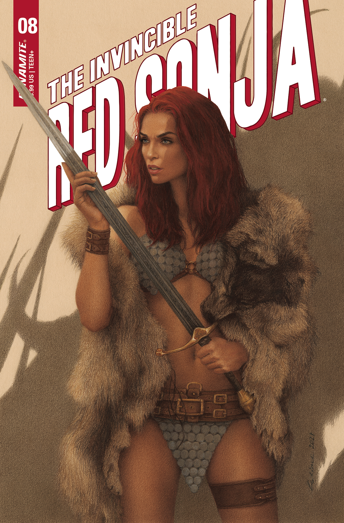Invincible Red Sonja #8 Cover C Celina