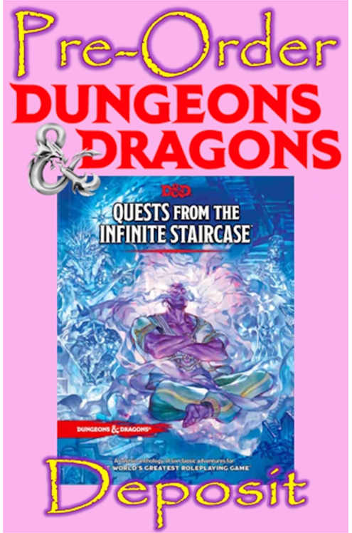 Dungeons & Dragons Quests From The Infinite Staircase Hardcover Pre-Order Deposit