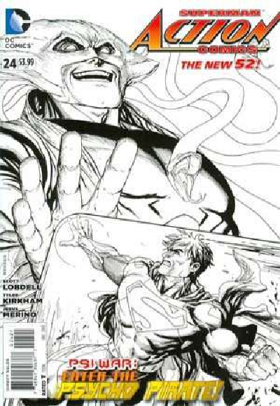 Action Comics #24 1 for 25 Incentive Tyler Kirkham (2011)