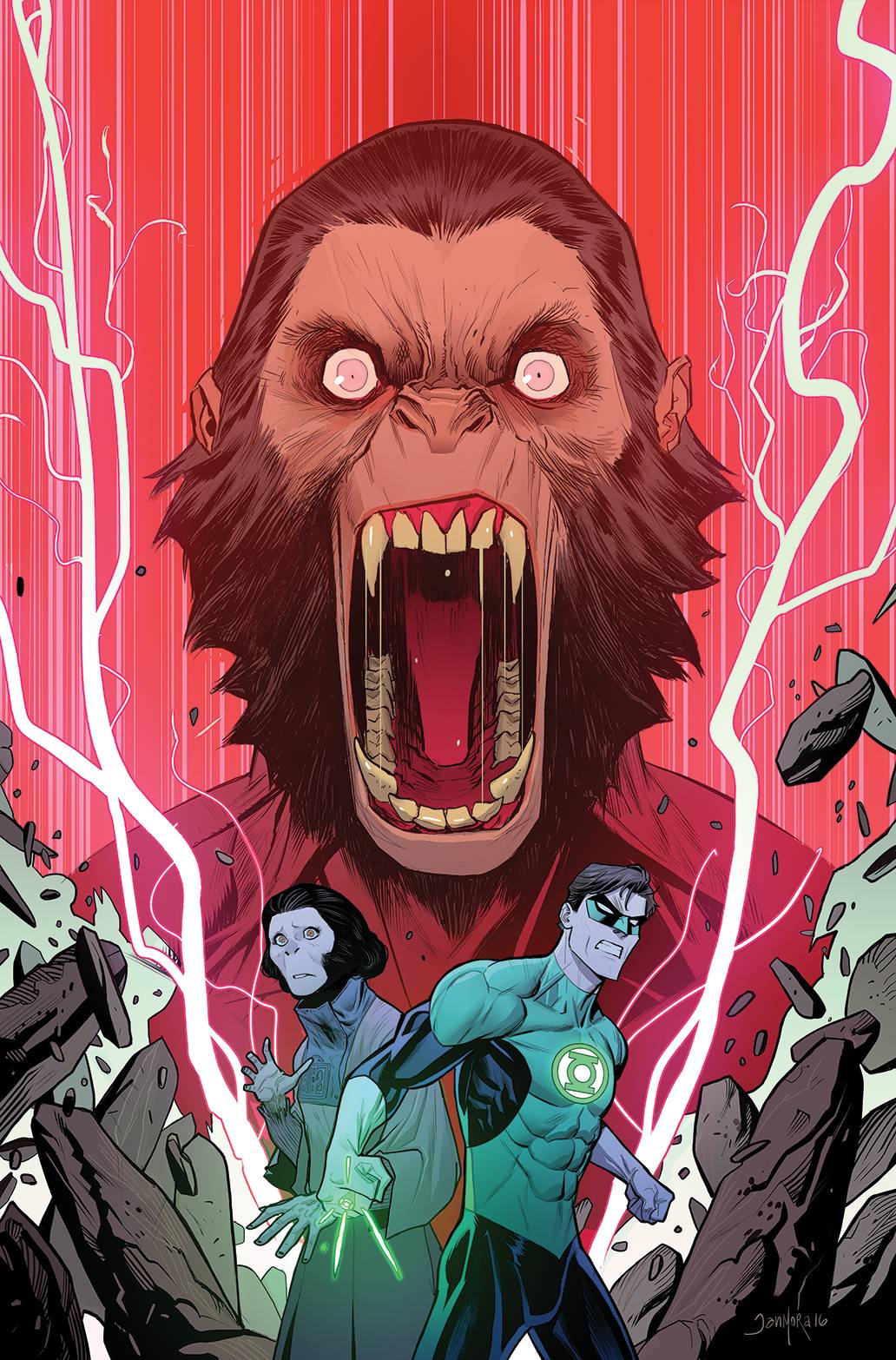 Planet of Apes Green Lantern #4 Main Cover