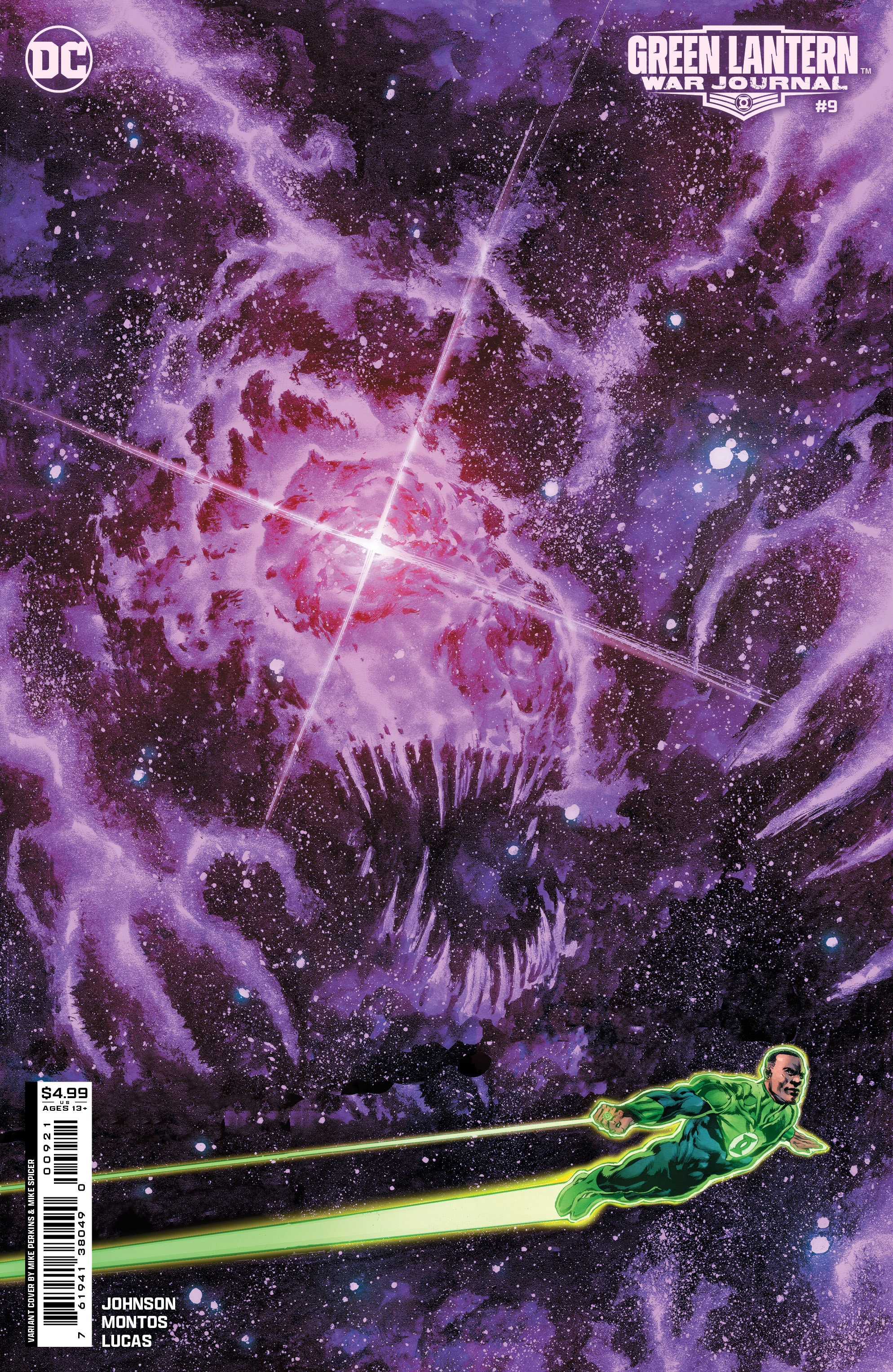 Green Lantern War Journal #9 Cover B Mike Perkins Card Stock Variant