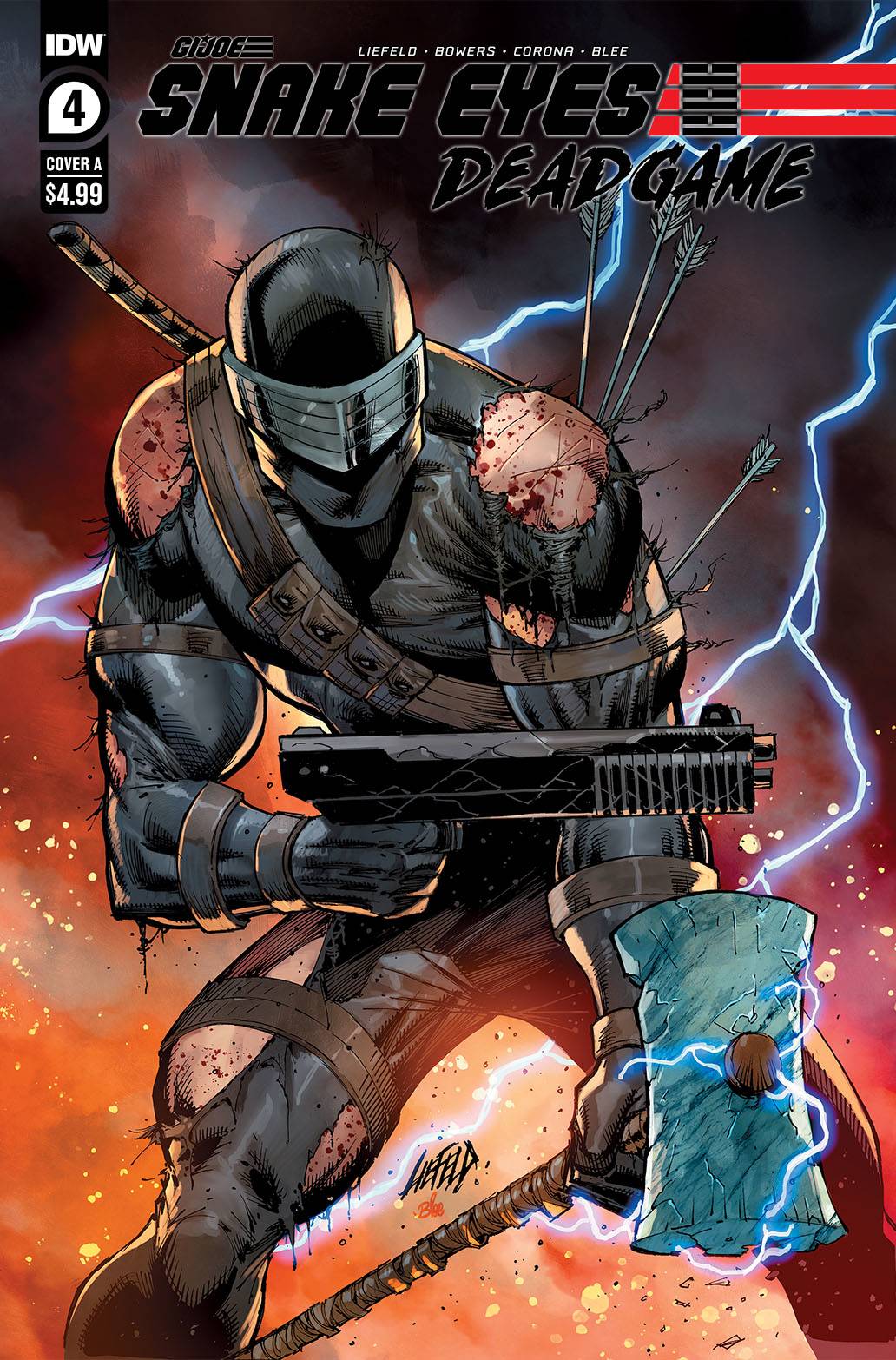 Snake Eyes Deadgame #4 Cover A Liefeld (Of 5)