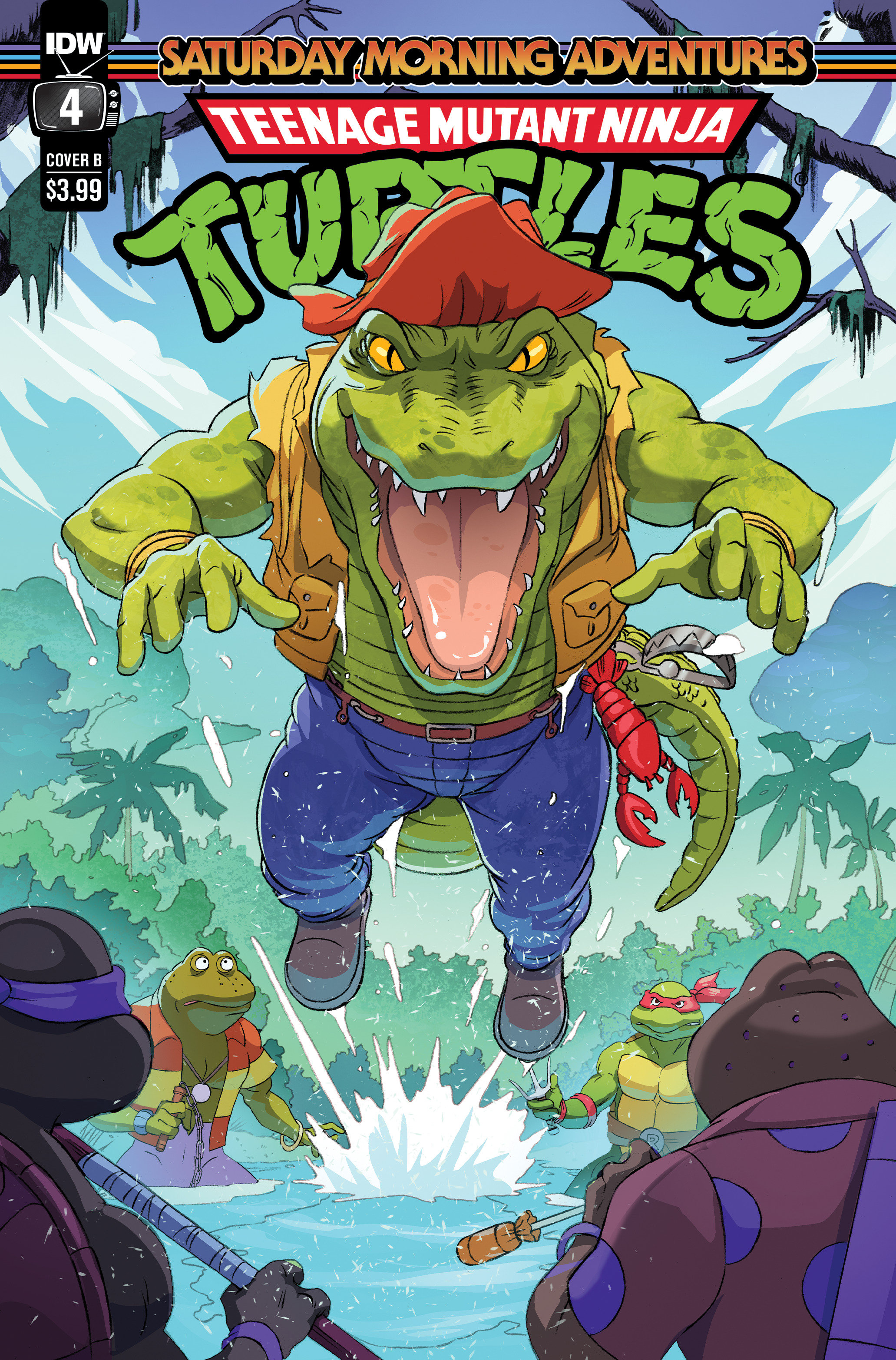 Teenage Mutant Ninja Turtles Saturday Morning Adventures Continued! #4 Cover B Schoening
