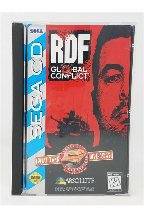 Sega Cd Rdf Global Conflict Pre-Owned Cib