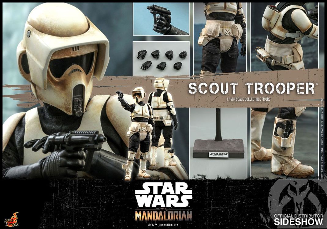 Hot Toys Star Wars The Mandalorian Scout Trooper 1/6 Action Figure