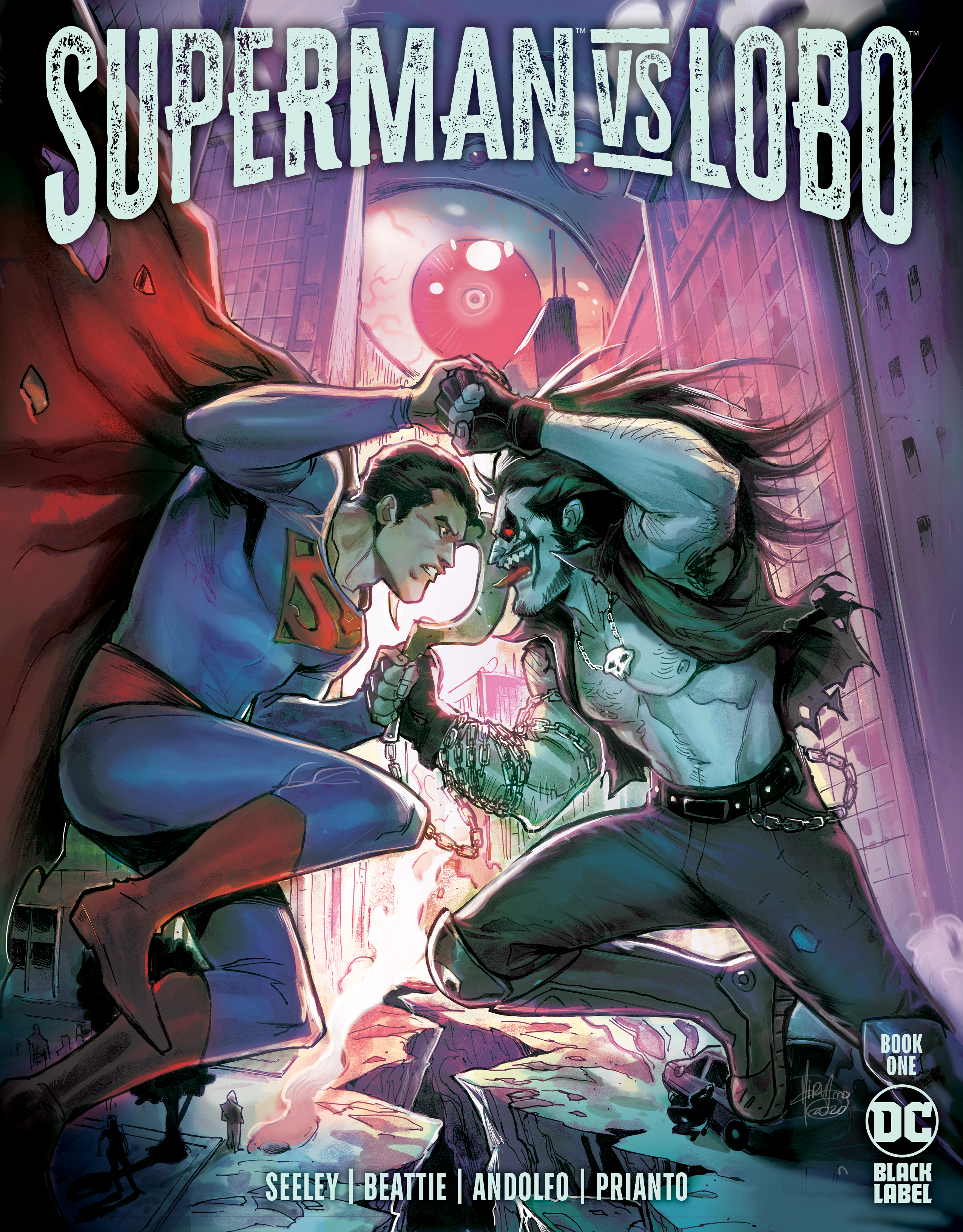 Superman Vs Lobo #1 Cover A Mirka Andolfo (Mature) (Of 3)