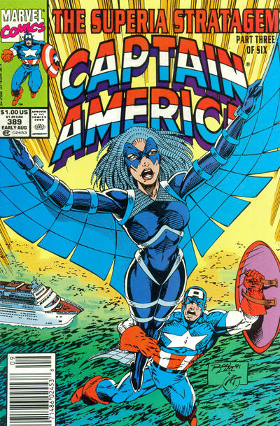 Captain America #389 [Newsstand]-Very Good (3.5 – 5)