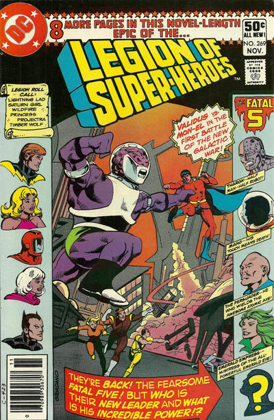 The Legion of Super-Heroes #269 [Newsstand]