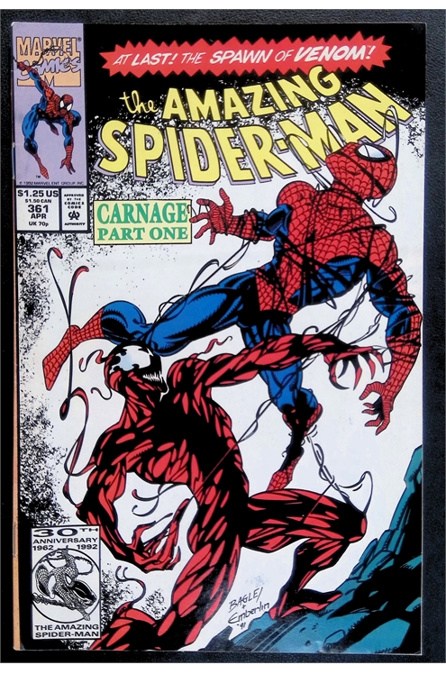 The Amazing Spider-Man #361 [1992, Direct]-Very Good (3.5 – 5)