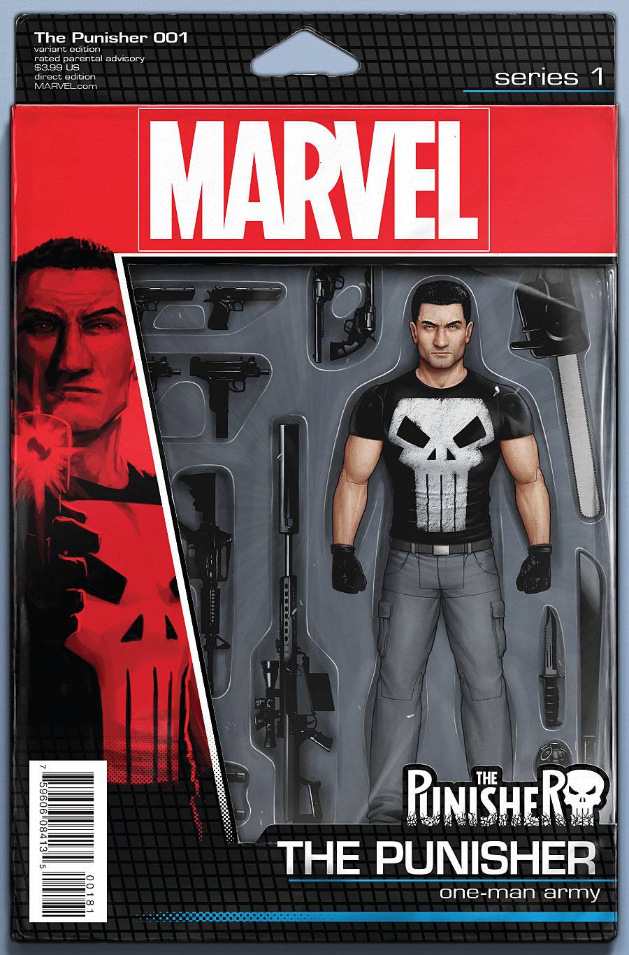 The Punisher #1 (2016) Christopher Action Figure Variant