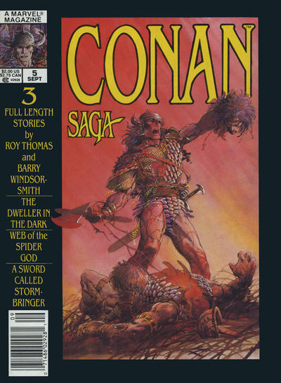 Conan Saga #5 [Newsstand] - Vg-