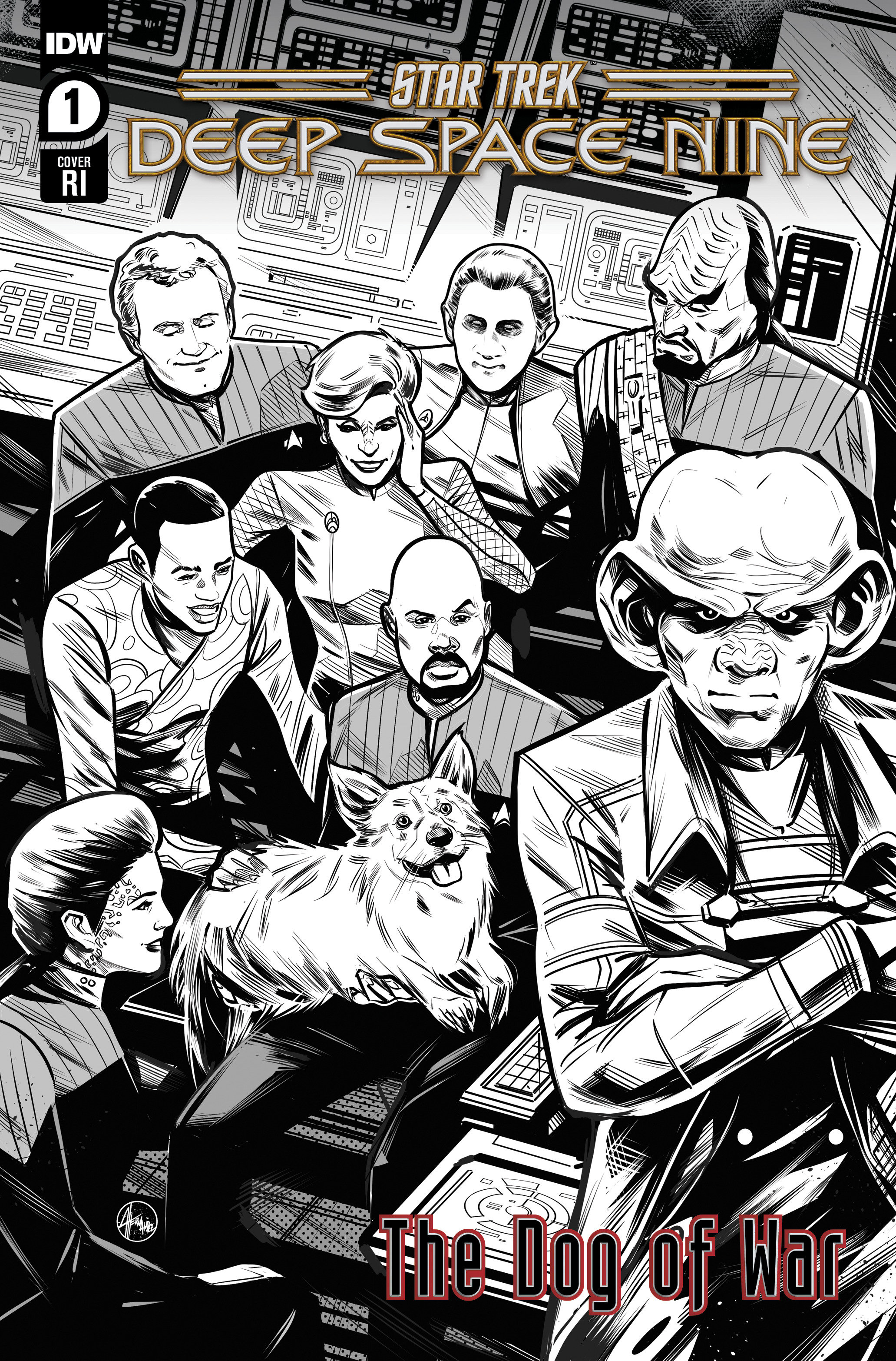 Star Trek Deep Space Nine The Dog of War #1 Cover D 1 for 10 Incentive Hernandez
