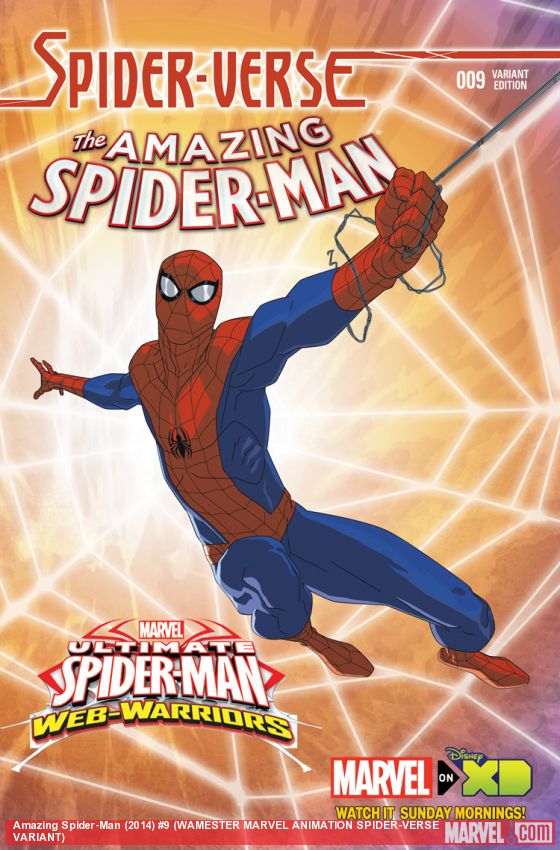 Amazing Spider-Man #9 (Wamester Marvel Animation Spider-Verse Variant) (2014)