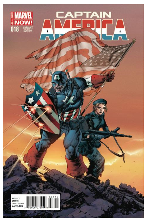 Captain America #18 1 for 20 Variant Team Up (2012)