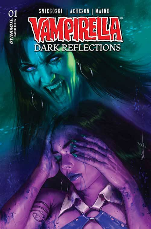 Vampirella Dark Reflections #1 Cover V Last Call Parrillo Ultraviolet