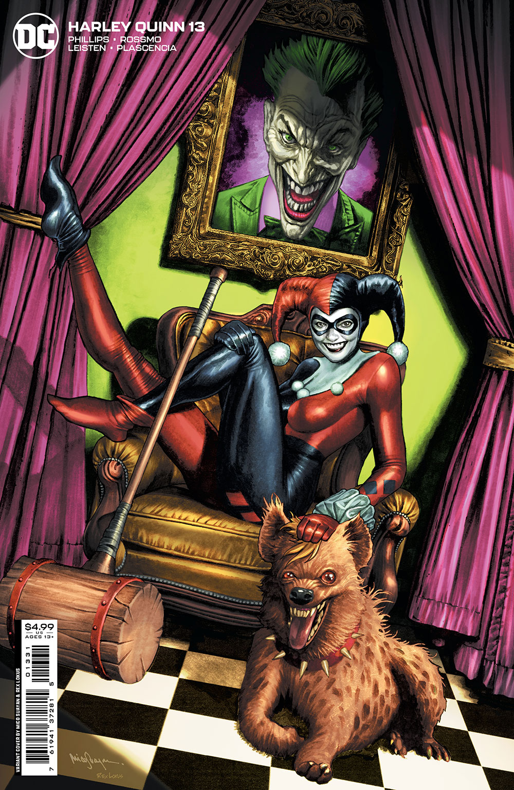 Harley Quinn #13 Cover D Incentive 1 For 25 Mico Suayan Card Stock Variant (2021)