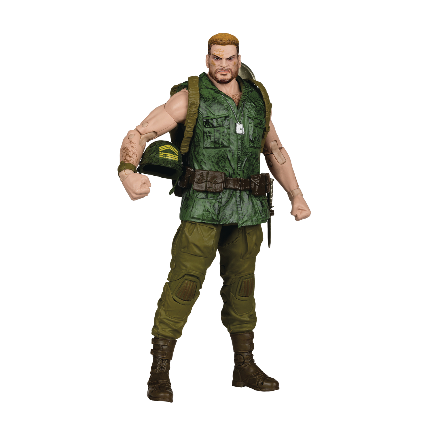 DC Mcfarlane Collector Edition 7-Inch Sgt. Rock Action Figure