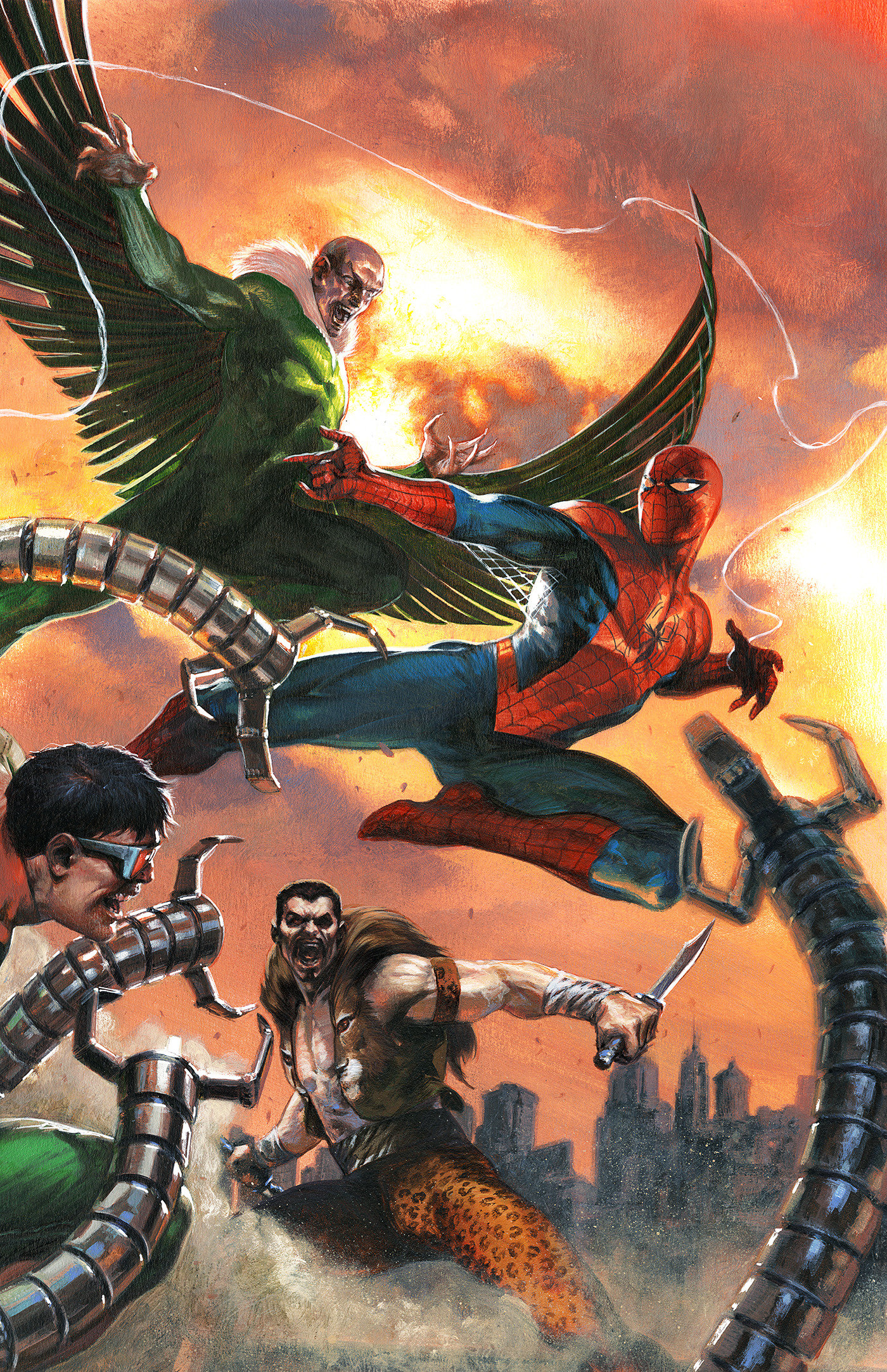 Amazing Spider-Man #54 Gabriele Dell'otto Connecting Virgin Variant 1 for 50 Incentive