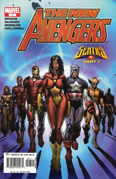 New Avengers #7 [Direct Edition] - Fn/Vf