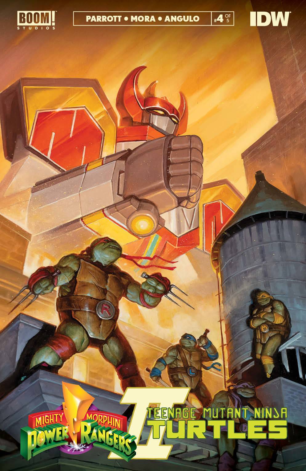 Mighty Morphin Power Rangers Teenage Mutant Ninja Turtles II #4 Cover I 75 Copy Incentive Gist (Of 5)