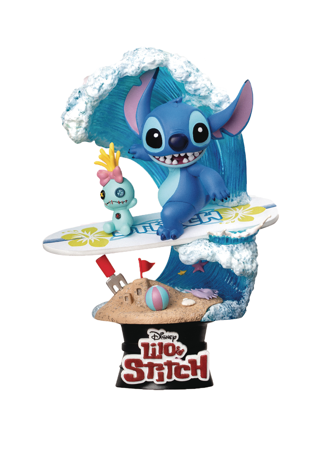 Lilo & Stitch Ds-030 Stitch Surf D-Stage Series 6-Inch Statue