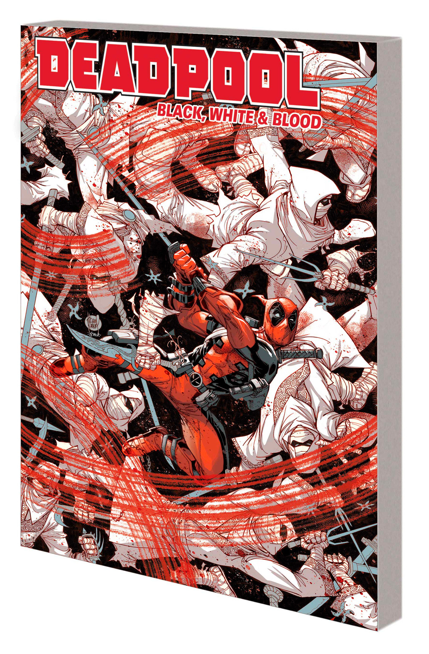 Deadpool Black White Blood Treasury Edition Graphic Novel