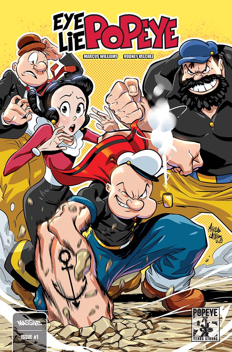 Eye Lie Popeye #1 Cover G 1 for 10 Williams Premiere