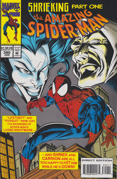 The Amazing Spider-Man #390 [Direct Edition - Standard]- Very Fine