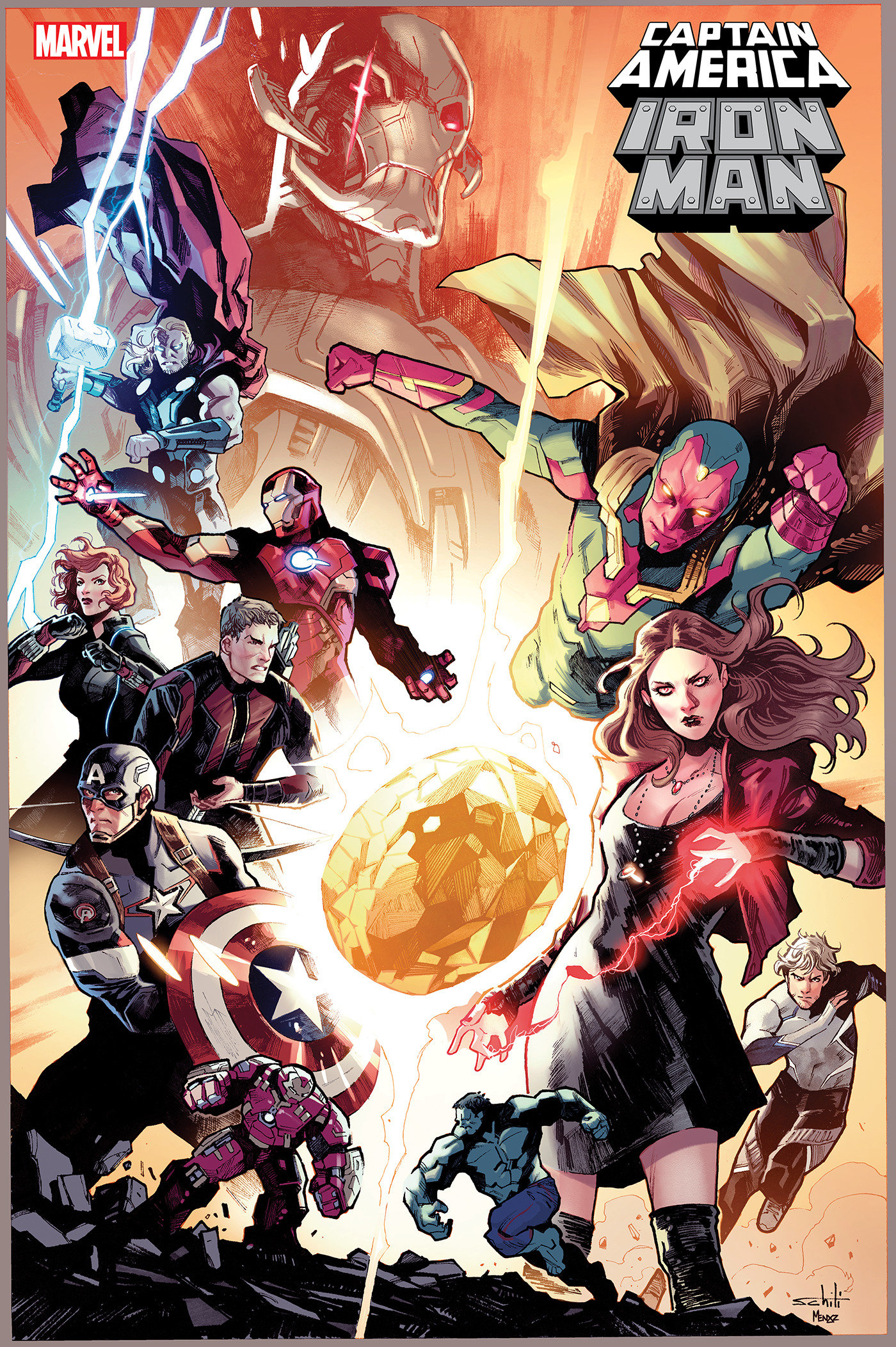 Captain America Iron Man #5 Schiti Infinity Saga Phase 2 Variant (Of 5)